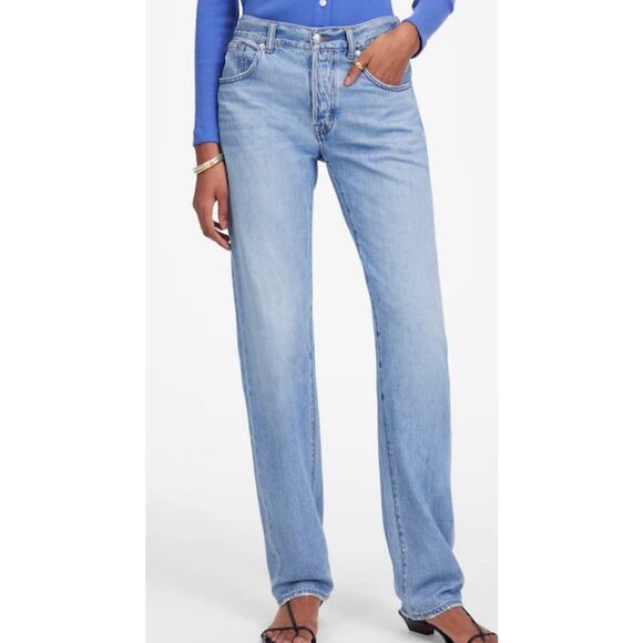 Madewell The Petite Dean Easy Straight Jean Size 29P NWT - Picture 1 of 14